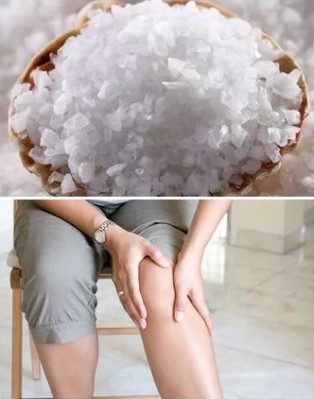 O sal no tratamento do joelho